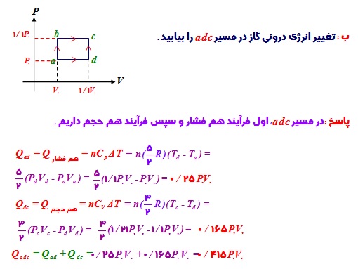 قانون اول ترمودینامیک
