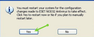 پاک کردن آنتی ویروس nod32