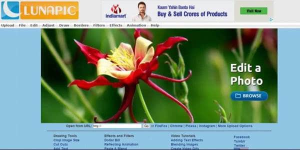 ویرایش عکس آنلاین حرفه ای