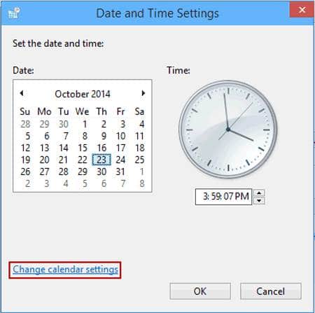 تنظیم ساعت ویندوز 10